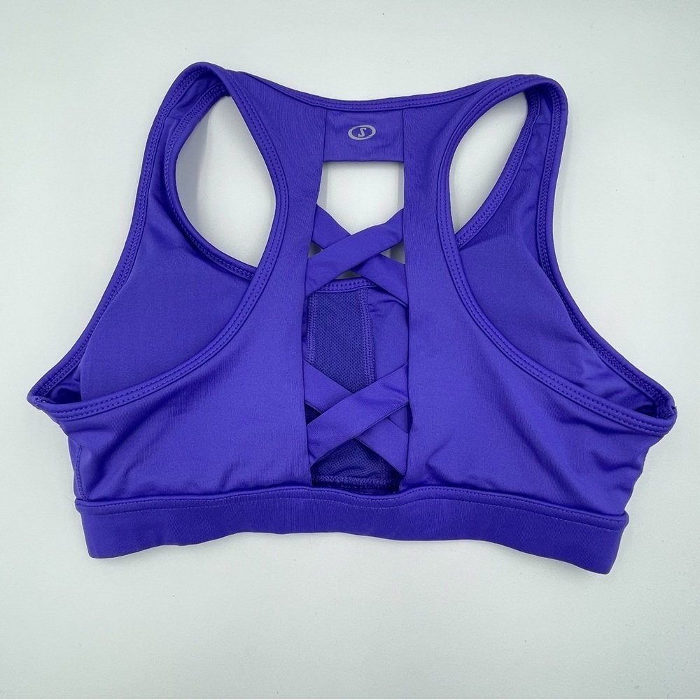 Spalding Purple Sports Bra